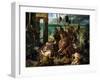 The Crusaders' Entry into Constantinople, 12th April 1204, 1840-Eugene Delacroix-Framed Giclee Print