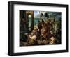 The Crusaders' Entry into Constantinople, 12th April 1204, 1840-Eugene Delacroix-Framed Giclee Print
