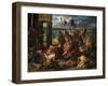 The Crusaders Take Constantinople (April 12, 1204)-Eugene Delacroix-Framed Giclee Print