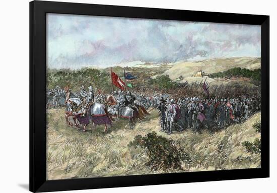 The Crusades. 12th Century. Crusaders Army-null-Framed Giclee Print