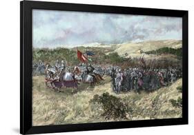 The Crusades. 12th Century. Crusaders Army-null-Framed Giclee Print