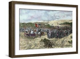 The Crusades. 12th Century. Crusaders Army-null-Framed Giclee Print