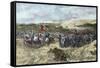 The Crusades. 12th Century. Crusaders Army-null-Framed Stretched Canvas
