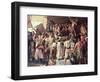 The Cry of the Palleter Declaring was on Napoleon, 1884-Joaquín Sorolla y Bastida-Framed Giclee Print