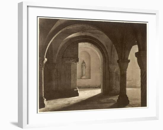 The Crypt, Canterbury Cathedral-null-Framed Photographic Print