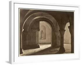 The Crypt, Canterbury Cathedral-null-Framed Photographic Print