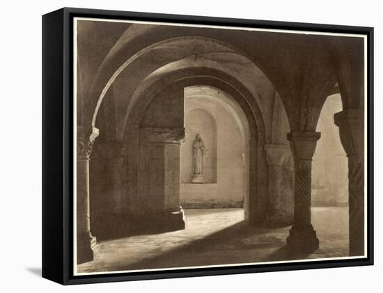 The Crypt, Canterbury Cathedral-null-Framed Stretched Canvas
