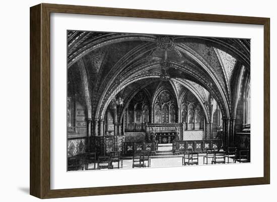 The Crypt Chapel, Westminster, C1920-null-Framed Giclee Print