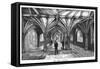 The Crypt, Guildhall, City of London, 1886-null-Framed Stretched Canvas