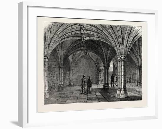 The Crypt of Guildhall London-null-Framed Giclee Print