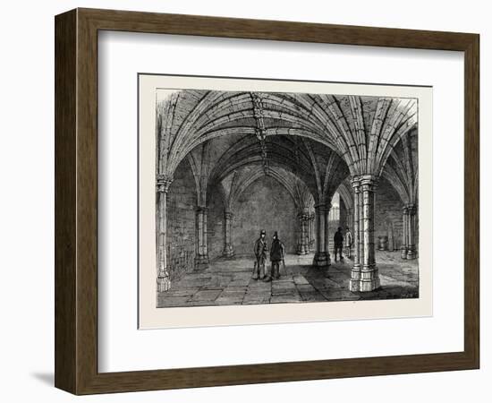 The Crypt of Guildhall London-null-Framed Giclee Print