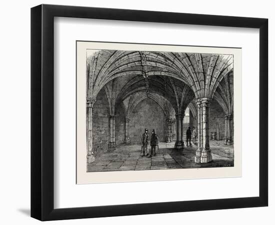 The Crypt of Guildhall London-null-Framed Giclee Print