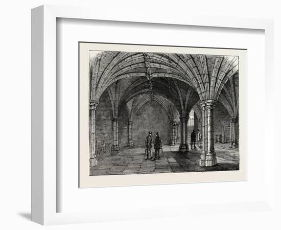 The Crypt of Guildhall London-null-Framed Giclee Print