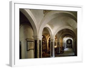 The Crypt of the Cathedral of San Ciriaco, Ancona, Italy-null-Framed Giclee Print