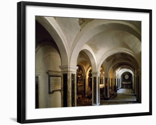 The Crypt of the Cathedral of San Ciriaco, Ancona, Italy-null-Framed Giclee Print