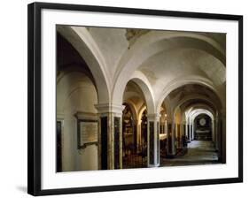 The Crypt of the Cathedral of San Ciriaco, Ancona, Italy-null-Framed Giclee Print