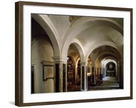 The Crypt of the Cathedral of San Ciriaco, Ancona, Italy-null-Framed Giclee Print