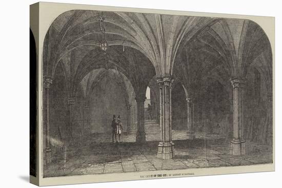 The Crypt of the City of London Guildhall-Samuel Read-Stretched Canvas