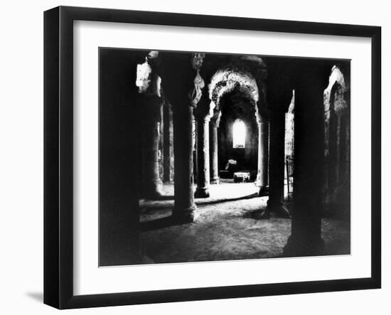 The Crypt, Tiffauges Chateau, Vendee, France-Simon Marsden-Framed Giclee Print