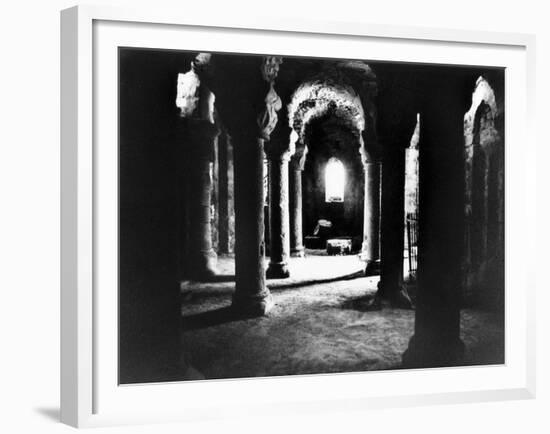 The Crypt, Tiffauges Chateau, Vendee, France-Simon Marsden-Framed Giclee Print