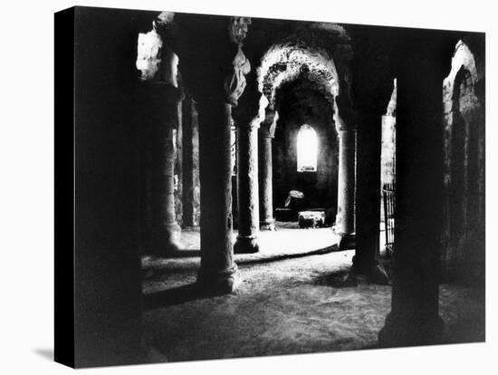 The Crypt, Tiffauges Chateau, Vendee, France-Simon Marsden-Stretched Canvas