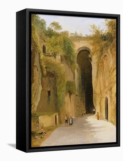 The Crypta Napoletana, Beneath the Posillipo Hill, Naples, C.1840-null-Framed Stretched Canvas