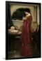 The Crystal Ball, 1902 (Oil on Canvas)-John William Waterhouse-Framed Giclee Print