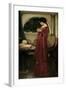 The Crystal Ball, 1902 (Oil on Canvas)-John William Waterhouse-Framed Giclee Print