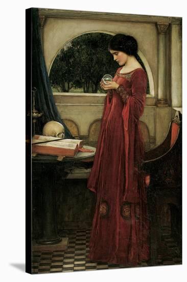 The Crystal Ball, 1902 (Oil on Canvas)-John William Waterhouse-Stretched Canvas