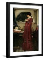 The Crystal Ball, 1902 (Oil on Canvas)-John William Waterhouse-Framed Giclee Print