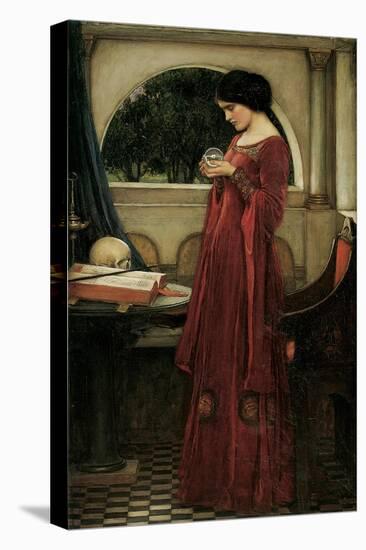 The Crystal Ball, 1902 (Oil on Canvas)-John William Waterhouse-Stretched Canvas