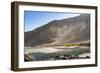 The crystal clear Shyok River in the Khapalu valley near Skardu, Gilgit-Baltistan, Pakistan, Asia-Alex Treadway-Framed Photographic Print