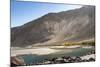 The crystal clear Shyok River in the Khapalu valley near Skardu, Gilgit-Baltistan, Pakistan, Asia-Alex Treadway-Mounted Photographic Print