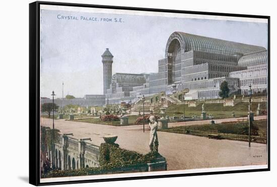 The Crystal Palace and Grounds, Looking from the South East-null-Framed Stretched Canvas