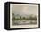 The Crystal Palace from the Serpentine-null-Framed Stretched Canvas