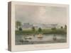 The Crystal Palace from the Serpentine-null-Stretched Canvas