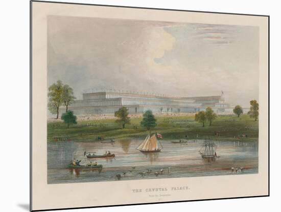 The Crystal Palace from the Serpentine-null-Mounted Giclee Print