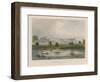 The Crystal Palace from the Serpentine-null-Framed Giclee Print