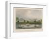 The Crystal Palace from the Serpentine-null-Framed Giclee Print