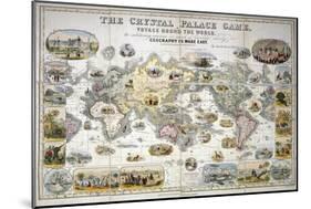 The Crystal Palace Game, Voyage Round the World, 1855-Henry Smith Evans-Mounted Giclee Print