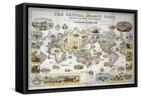The Crystal Palace Game, Voyage Round the World, 1855-Henry Smith Evans-Framed Stretched Canvas