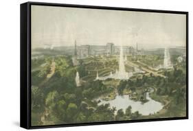 The Crystal Palace, London-null-Framed Stretched Canvas