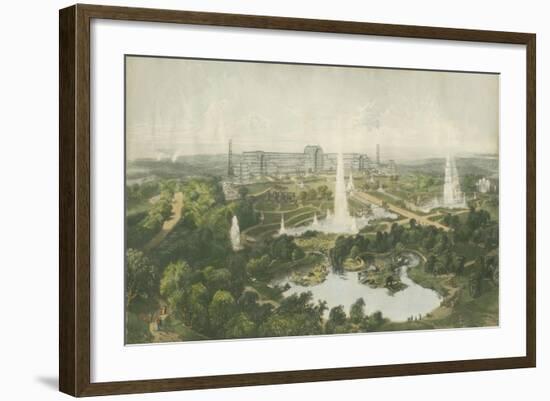 The Crystal Palace, London-null-Framed Art Print