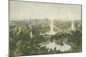The Crystal Palace, London-null-Mounted Art Print