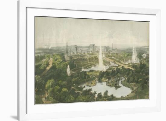 The Crystal Palace, London-null-Framed Premium Giclee Print