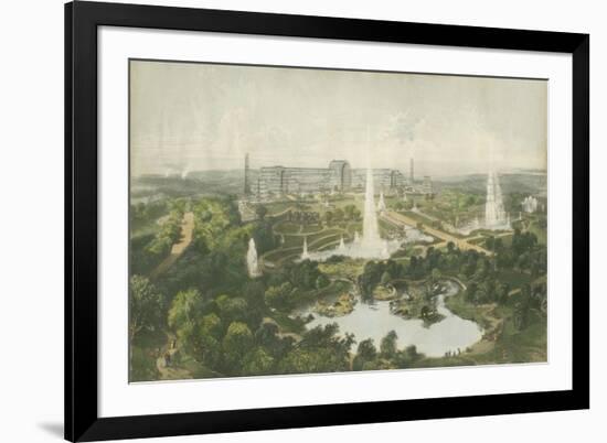 The Crystal Palace, London-null-Framed Premium Giclee Print