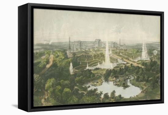 The Crystal Palace, London-null-Framed Stretched Canvas