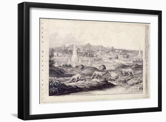 The Crystal Palace-Benjamin Waterhouse Hawkins-Framed Giclee Print