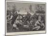 The Cuban Insurrection, Engagement Between the Spaniards and Insurgents Near Camajuani-null-Mounted Giclee Print