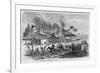 The Cuban Insurrection--The Patriots Burning a Sugar-Mill in Los Ingenios, near Trinidad.-null-Framed Giclee Print